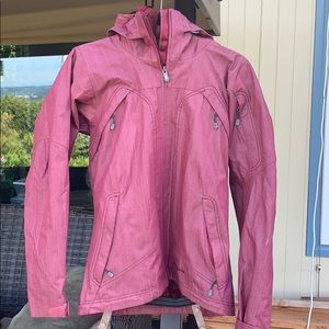 Pink Patagonia Rain Jacket Small